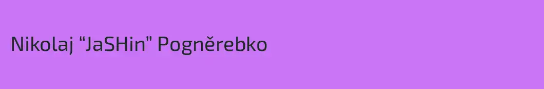 Nikolaj “JaSHin” Pogněrebko